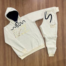 Conjunto EA7 Empório Armani Estampa Dourada - Moletom