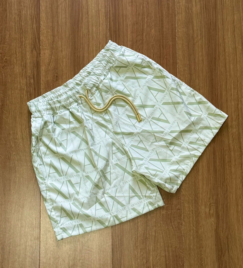 Bermuda Armani Exchange "A" grande - Tactel com elastano