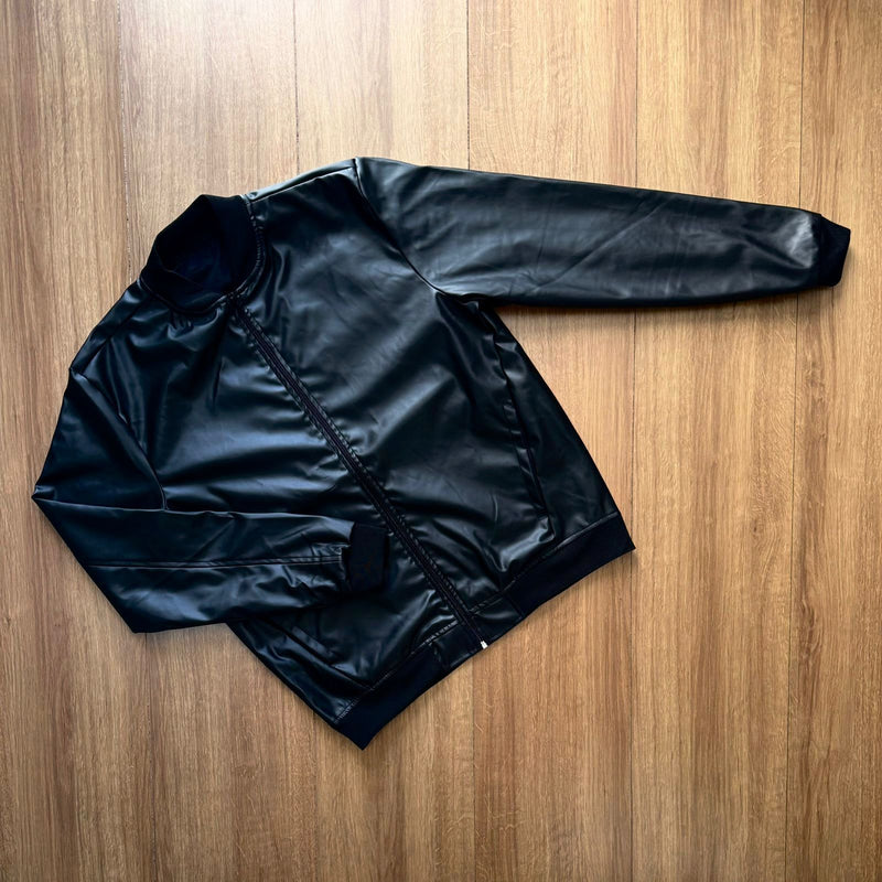 Jaqueta Couro Modelo ZARA - Preto