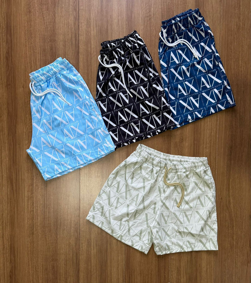 Bermuda Armani Exchange "A" grande - Tactel com elastano