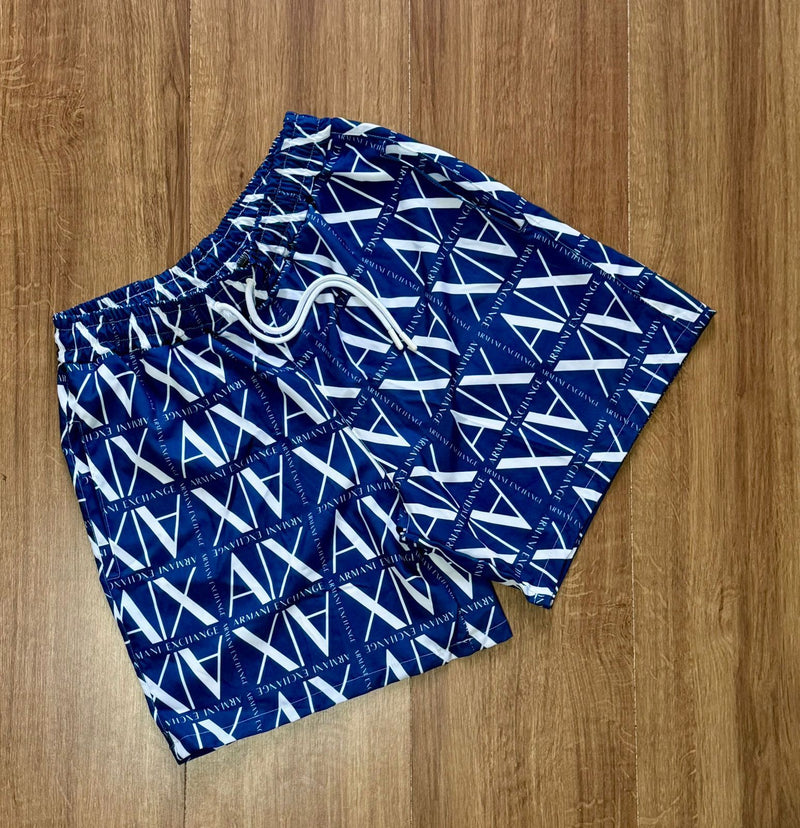 Bermuda Armani Exchange "A" grande - Tactel com elastano