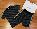Conjunto Lacoste - Suedine