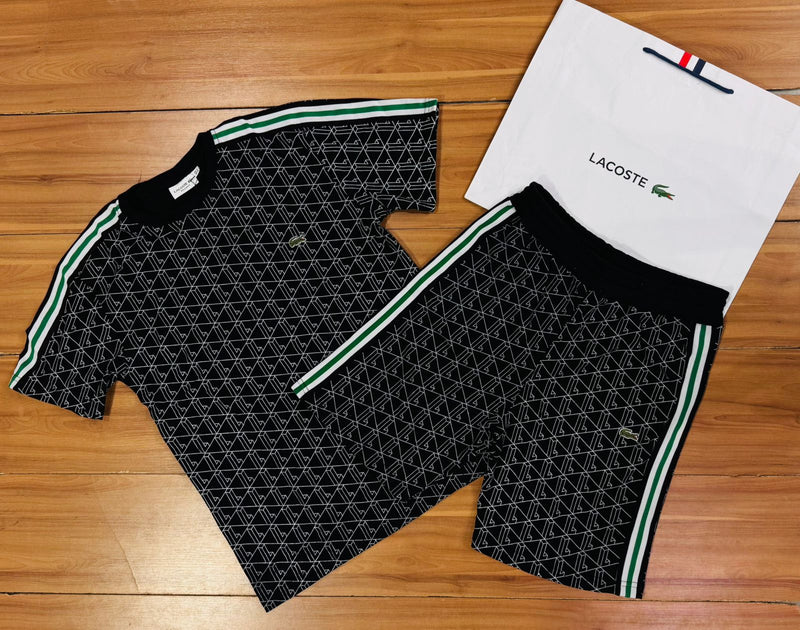 Conjunto Lacoste - Suedine