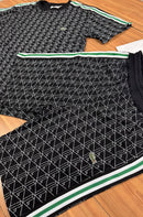 Conjunto Lacoste - Suedine