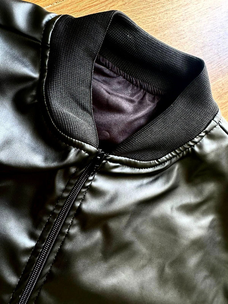 Jaqueta Couro Modelo ZARA - Preto