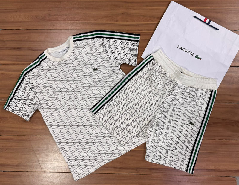 Conjunto Lacoste - Suedine