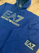Conjunto EA7 Empório Armani Estampa Dourada - Moletom