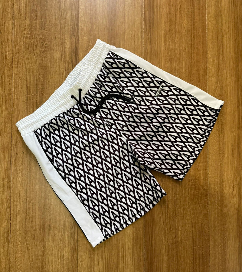 Bermuda Armani Exchange "A" pequeno - Tactel com elastano