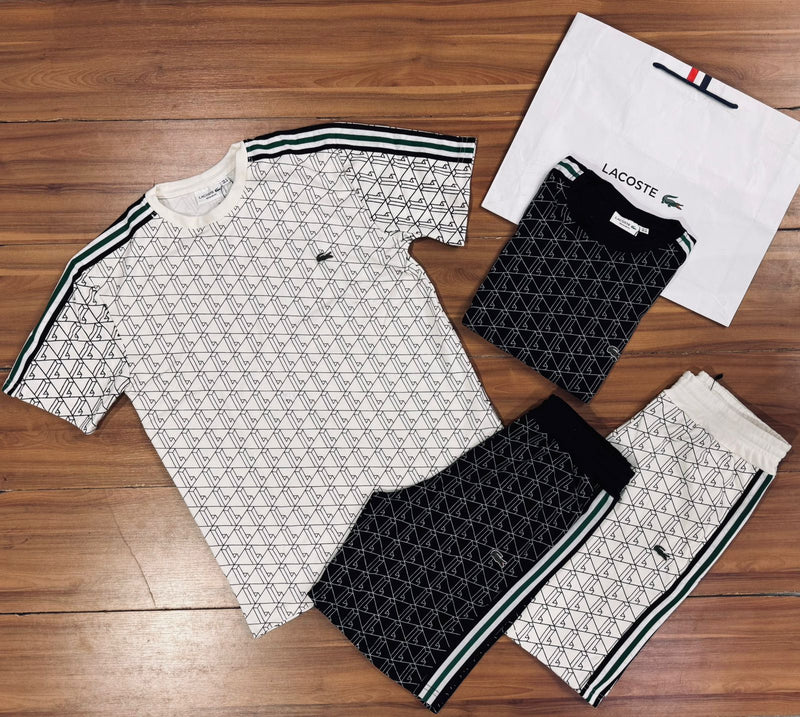 Conjunto Lacoste - Suedine
