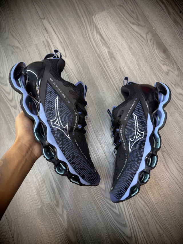 Tênis Mizuno Pro 13 - Preto com Azul
