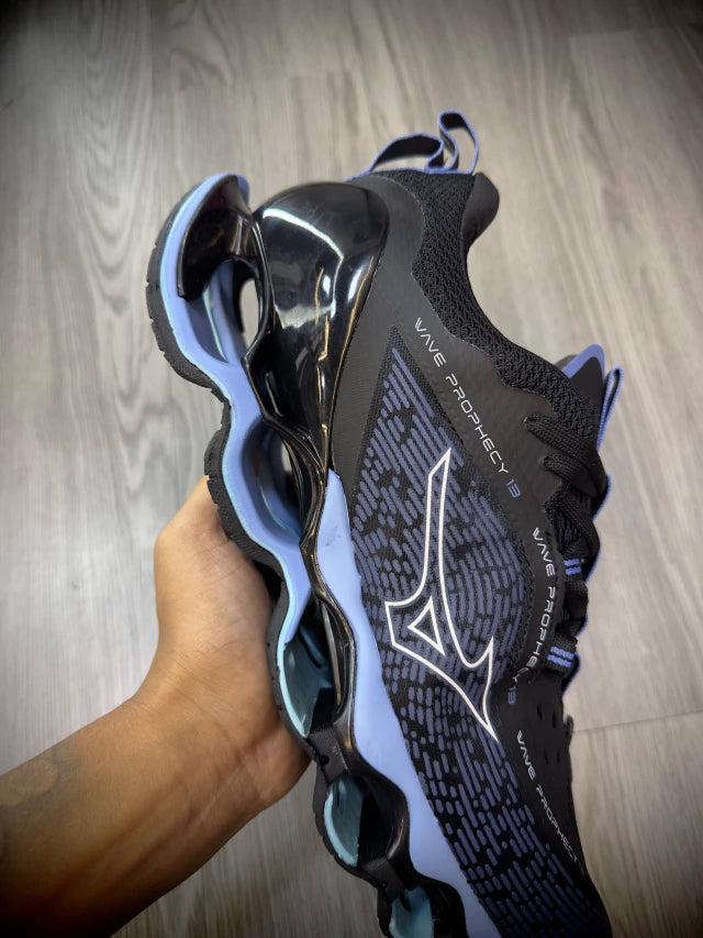 Tênis Mizuno Pro 13 - Preto com Azul