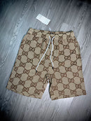 Bermuda Importado GUCCI | Bege com Estampa BIG GG