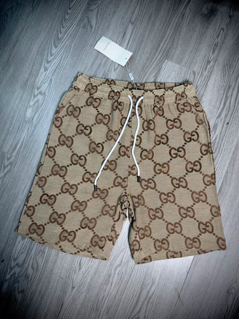 Bermuda Importado GUCCI | Bege com Estampa BIG GG