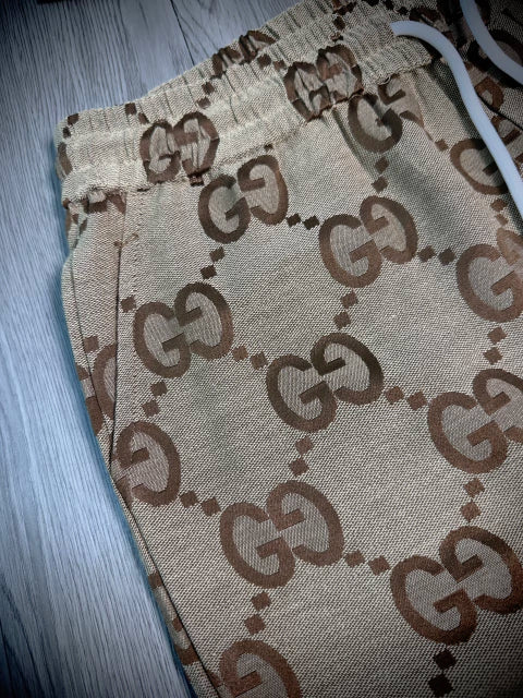 Bermuda Importado GUCCI | Bege com Estampa BIG GG